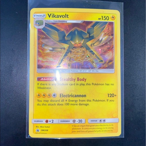 Pokemon | Toys | Vikavolt Sm28 Rare Sunmoon Promo Set Brand New Just Pulled Sleeved Mint | Poshmark Pokemon | Toys | Vikavolt Sm28 Rare Sunmoon Promo Set Brand New Just Pulled Sleeved Mint | Poshmark
